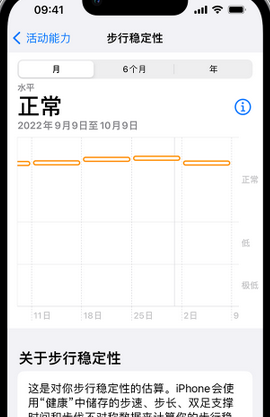 仙游iPhone手机维修如何在iPhone开启'步行稳定性通知'