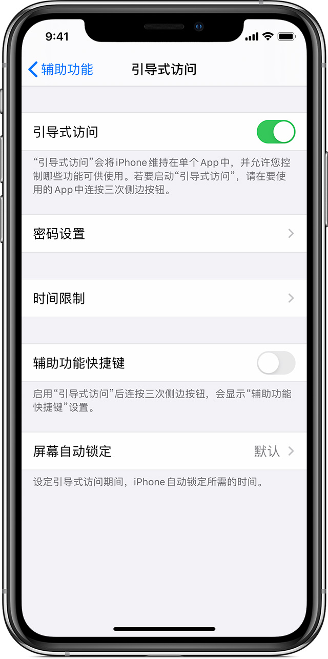 仙游苹果手机维修分享如何在 iPhone 上退出引导式访问 